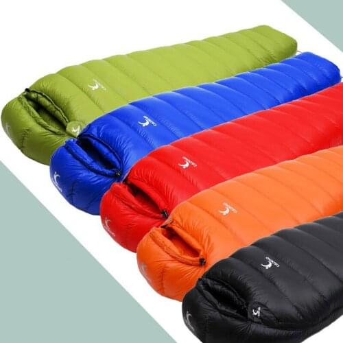 Ultralight waterproof down sleeping bag White Goose down filled Adult Sleeping Bag Outdoor camping traveing hiking lazy bags