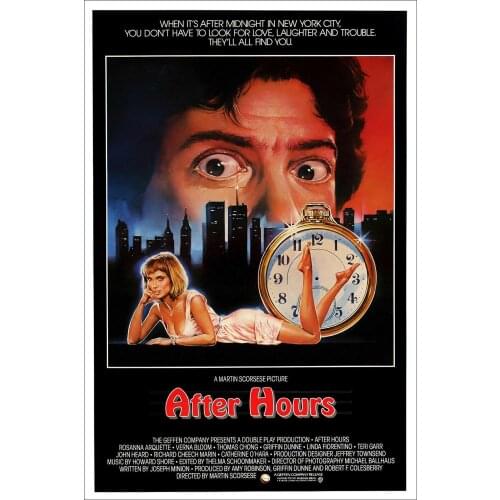 AFTER HOURS MOVIE Art print Silk poster Home Wall Decor