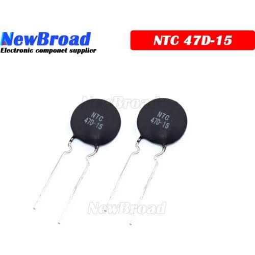 10pcs NTC Thermistor Resistor NTC 47D-15 Thermal Resistor