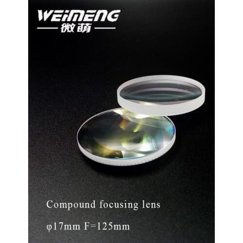2019 Weimeng New Arrival Dia:17mm JGS1 1064nmAR Plano Real Circular Laser Compound Focus Lens Optical For Laser Machine