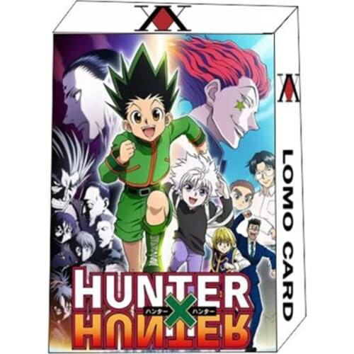 30Pcs/box Hunter X Hunter Anime Lomo Card Postcard Toy Gon Freecss Killua Zoldyck Magic Paper Picture Collection Gifts