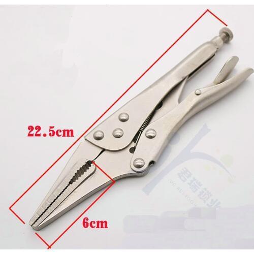 9 Inch Locking Pliers Long Nose Straight Jaw Lock Vise Grip Clamp Hand Tool 22.5cm Fast Fixing Clamp