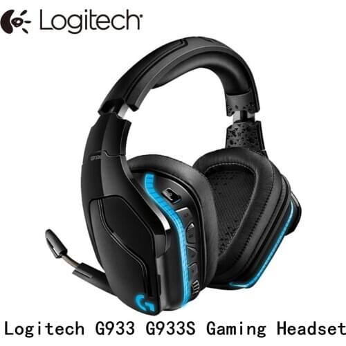 Logitech G933 / G933S Wireless 7.1 RGB Gaming Headset Multi-Platform DTS Headphone X Dolby Headphone Wired Wireless for PC Gamer