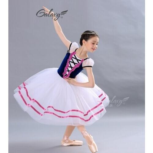 H2666 Children Ballet Dance Dress Princess Tutu Dresses Costumes Girls Swan Lake Professional Performance Competition Clothes