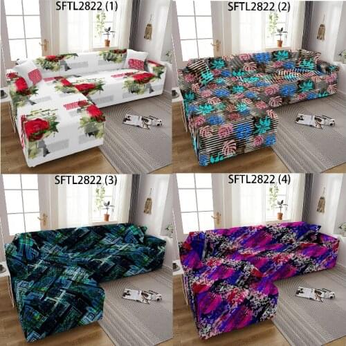 Color printing large sofas Plaid on the sofa fondas sofas with long chair sofa cover l shape 3 seater sofa cover Armchair cover