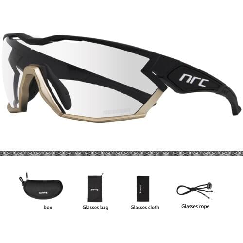 NRC Photochromic Cycling Glasses MTB Bike Glasses Sports Sunglasses Fishing Eyewear Gafas Ciclismo UV400 Cycling Sunglasses