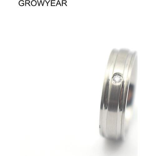 GROWYEAR Rings With Cubic Zirkonia For Women
