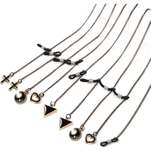 Metal Eyeglass Chains Sunglasses Lanyard Reading Glasses Chain Eyewears Cord Holder Neck Strap Rope