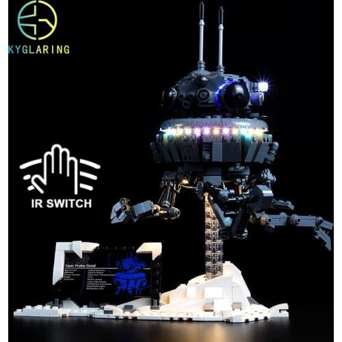 Kyglaring Led Lighting Set DIY Toys for 75306 Star Imperial Probe Droid Collectible Building Blocks Wars