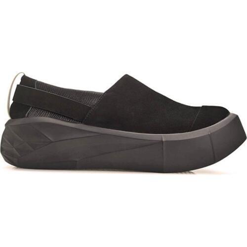 Spring Mens British Casual Shoes Genuine Leather Slip On Loafers 2019 New Brand Round Toe Party Platform Footwear High Quality