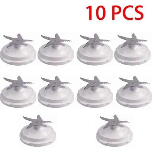 10 PCS Blades Knife with Sealing Ring for Philips HR7625 HR7620 RI7620 RI7625 HR2160 Knife Holder Juicer Blender Parts Wholesale