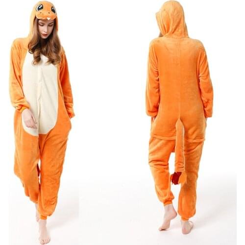 Dragon Panda Totoro Pajamas Set Kids Winter Onesies Cosplay Children Pyjamas Boys Girls Flannel Pijamas Set Animal Sleepwear