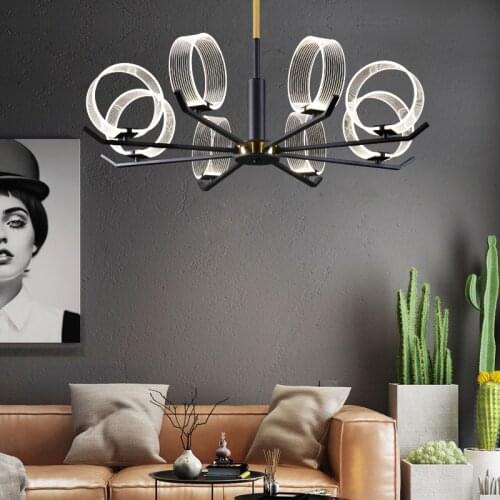 Post High Ceiling Luxury Modern K9 Crystal Krystal Long Chandelier Pendant Light Lamp for Dining Living Room Restaurant