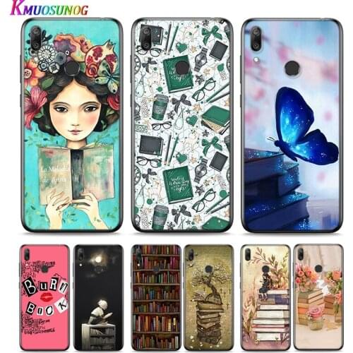 I Love Reading Books For Huawei P Smart 2021 2020 Z S Mate 40 RS 30 20 20X 10 Pro Plus Lite 2019 Silicone Phone Case