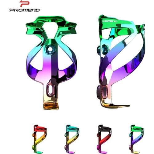 Bicycle Bottle Cage Electroplating Rainbow MTB Bike Water Cup Holder Water Bottle Bracket Aluminum Alloy Riding Equipment