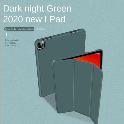 For Ipad Pro 2020 11 12.9 Protective Cover with Pen Slot Inch Flat Cover Air4 Air3 Silicone 10.9 Soft Shell