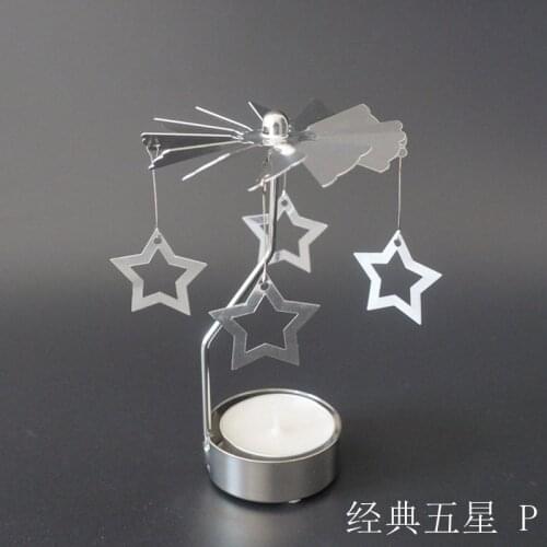 9PiG Decorative Black Candlesticks