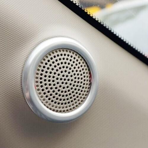 For MG GS 2015 2016 2017 accessories car styling ABS Chrome Interior A pillar Stereo Speaker Cover Trim