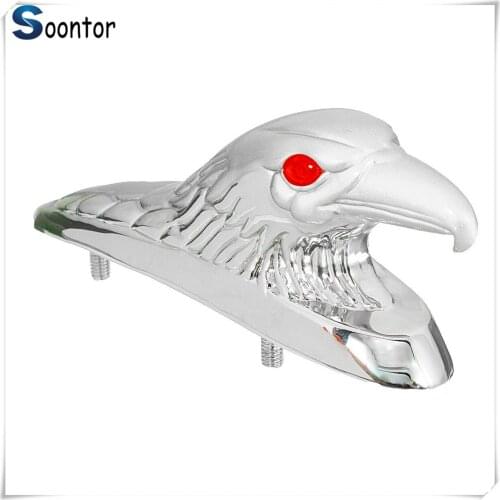 Motorcycle accessories eagle head Ornament front fender bonnet light for YAMAHA YZF R15 XT660 X R Z TMAX 500 530 TMAX500 530