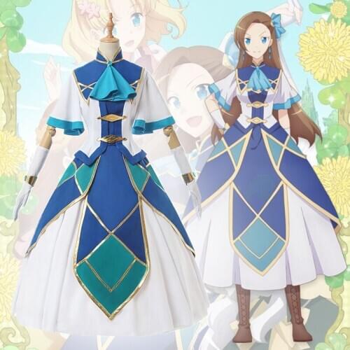 Anime Comic Otome Game no Hametsu Flag shika Nai Akuyaku Reijou ni Tensei shiteshimatta Catarina Claes Cosplay Costume Dresses