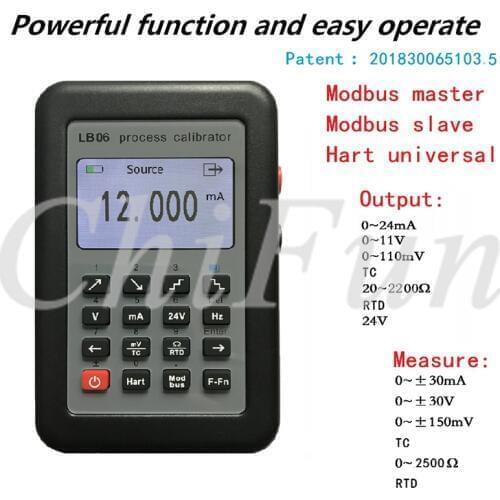 Freeshipping HART 4-20mA signal generator / 0-10V / mV / thermocouple / current voltage source calibration
