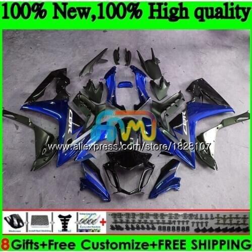 CBR-650F For HONDA CBR 650 F CBR650F 11 12 13 14 15 83BS.95 Blue black CBR650 F CBR 650F 2011 2012 2013 2014 2015 2016 Fairing