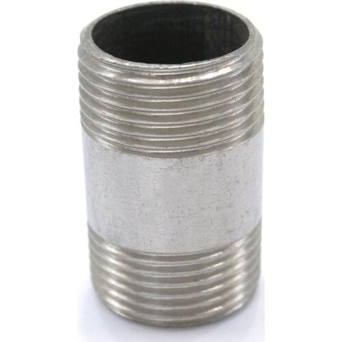 3/4" BSPT Male Thread Barrel Nipple 304 Stainless Pipe Fitting Connector Coupler water oil air 143 PSI