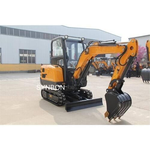 SYNBON Mini digger 2.2ton hydraulic excavator Mini garden excavator with cabin 2.2ton SY602.2