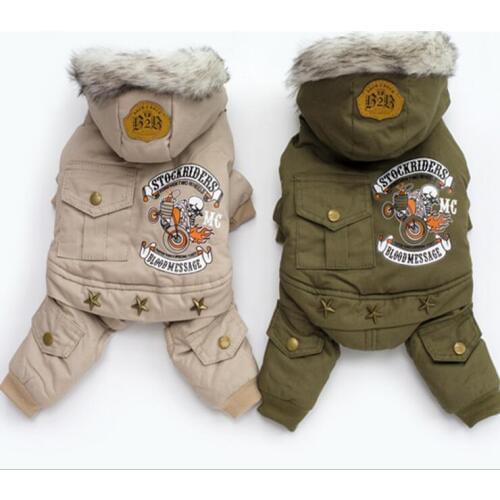 Cotton Warm Dog Clothes pet dog costume Chihuahua Yorkshire dog Coat pet clothes For Russian Weather dog hoodie