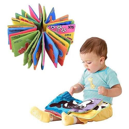 Infant Baby Children Kids Intelligence Development Cloth Book Cognize Book Toys