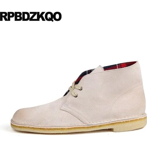 Runway Summer Driving Dress Boys Suede Men Shoes Casual High Top Genuine Leather Designer Oxfords European Plaid Lace Up White