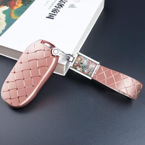 New TPU Car Remote Key Case Shell Cover Wallet Bag Set Fob 3 Buttons with Key Chain For Tesla Model X key fob key Housekeeper