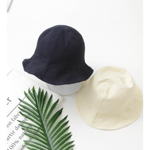 Free shipping High Quality Bucket Hats Women Foldable Cotton Curving Brim Fishing Outdoor Sun Caps Hunting Visor Floppy Chapeau