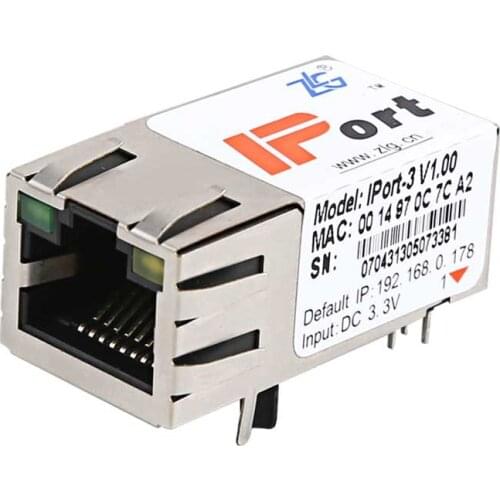 Serial Port to Ethernet Module Iport-3 TTL to RJ45 Converter