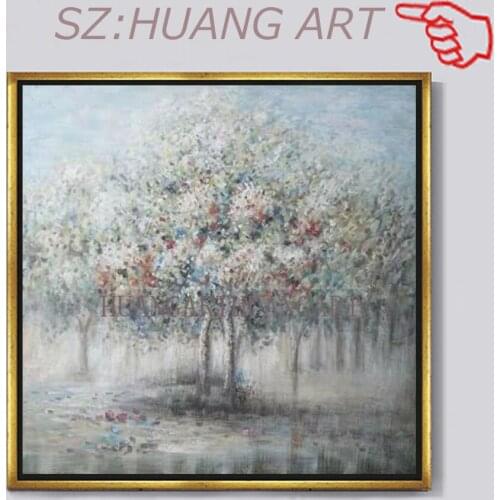 Handpainted Abstract Scenery Oil Painting On Canvas Art Oil Painting Gift Home Decor Living Room Wall Adornment Picture