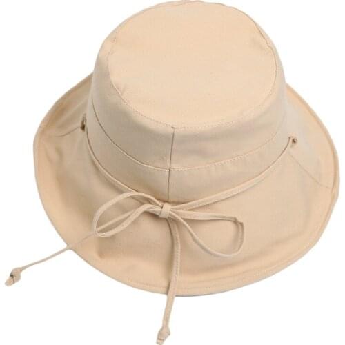 RZ035 All-Match Outing Sun Hat Sun Protection Ultraviolet Rays Big Edge Cover Face Fisherman Hat Summer