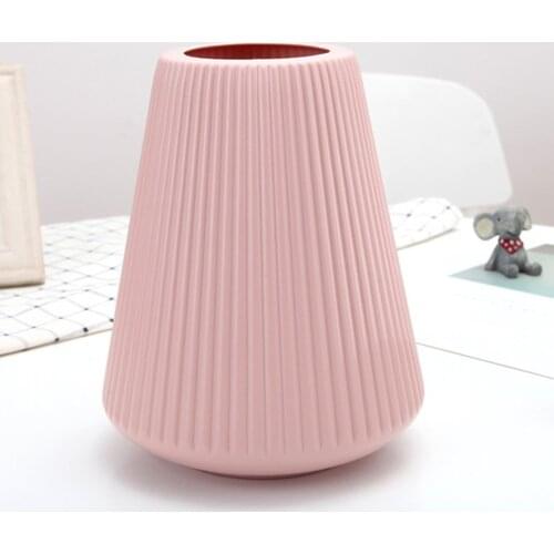 Modern Flower Vase Home Flower Arrangement Living Room Plastic Nordic Style Home Decoration Ornament