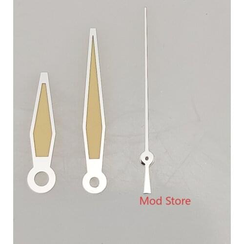 New Arrival Watch Hands Silver/Gold For 3 Hands Pilots Watch Set For DG2813 Miyota8215 Movement Super Luminous