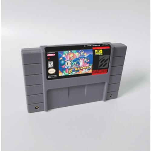 Super Bomberman 1 2 3 4 5 - Action Game Card US Version