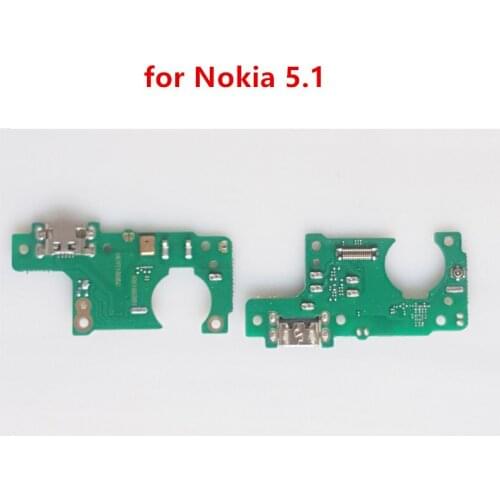 For Nokia 5.1 USB Charger Port Dock Connector PCB Board Ribbon Flex Cable phone screen repair spare parts