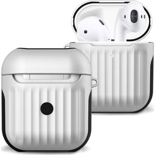 Hard Plastic Protective Case Anti-scratch Cover Shell Protector for Apple Airpods 2 Wireless Bluetooth-compatible