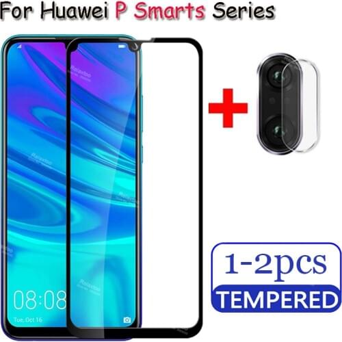 1-2pcs Tempered Glass For Huawei p smart 2019 Screen Protector psmart 2019 Glass huawey p smart 2019 lens Protective Film 6.21"