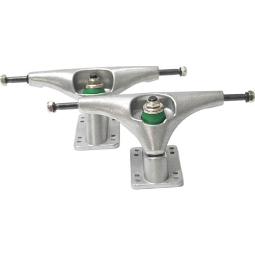 1 Pair 6.25 Skateboard Truck Long Board Trucks for Skate Board Accessories Silver