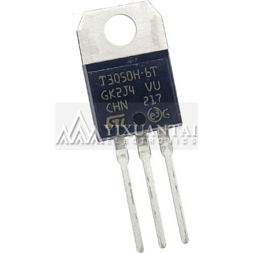 10pcs/lot 100% NEW origina T3050H-6T T3050H-6 T3050 30A 600V T3050 TO220 Triode Transistor TO-220