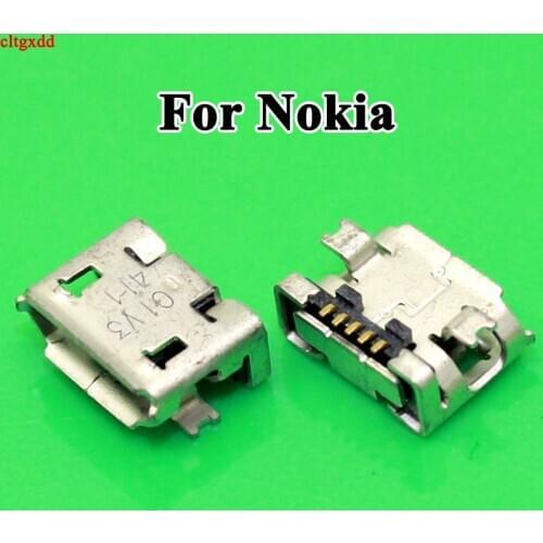 100pcs Micro USB Charging Connector Port Jack For Tolino Shine 2 HD E-Book Reader Nokia N85 N86 N95 C5-00 C2 E603 E610 E66 E52