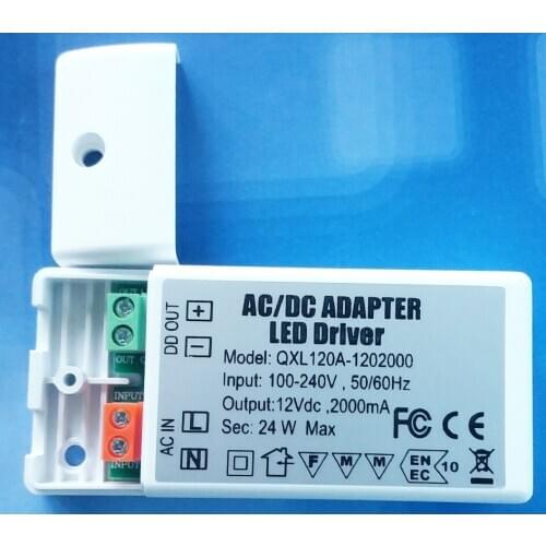 3 year warranty 10 pieces led driver transformer 30w 24W 18w 12w 6w dc 12V output 1A Power Adapter supply for led lamp downlight