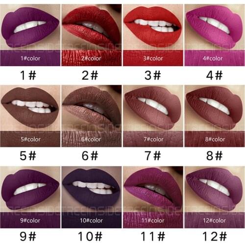 30 color matte lipsticks waterproof long-lasting liquid lip plumper gloss moisturizing non-stick lip gloss sexy lip cosmetics