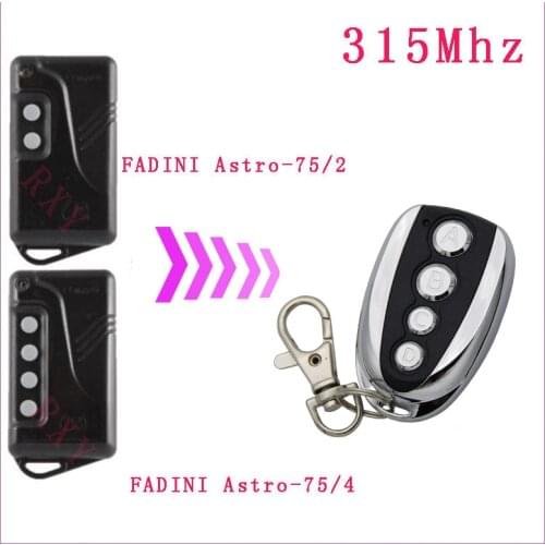 315mhz FADINI Astro-75/2 75/4 Remote Control Garage Door Gate FADINI 315MHz Remote