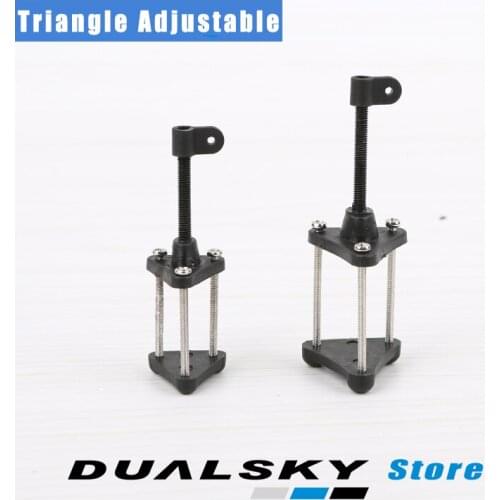 4Pcs/Lot Airplane Model Accessories M3 Aperture 2mm Triangle Adjustable Rudder Angle Rocker Arm with Lifting Ear Screw