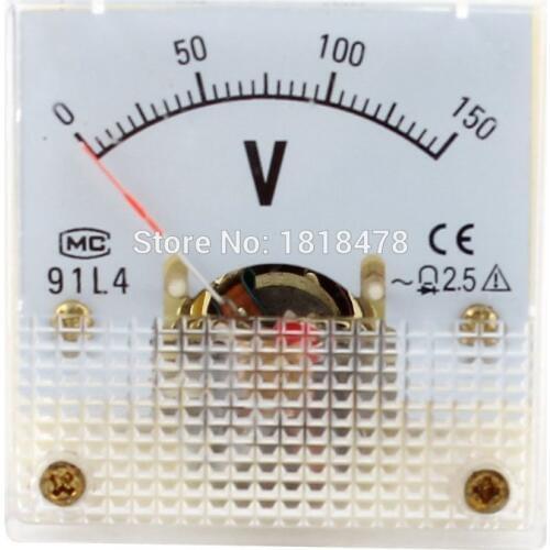 91L4 AC 0-150V 250V 300V 450V Analog Panel Volt Voltage Meter Voltmeter Gauge AC 0-150V